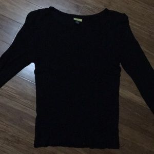 Black long sleeve shirt